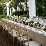 Front Porch Wedding Seating