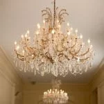 Chandeliers at Duke Mansion