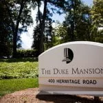 Front Sign for Duke Mansion 400 Hermitage Road