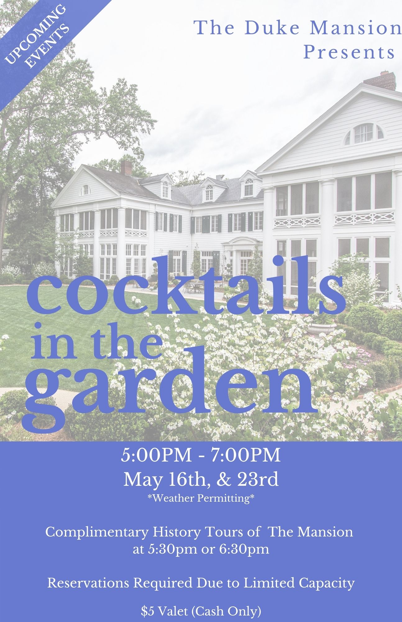 Cocktails in the Garden Flyer 